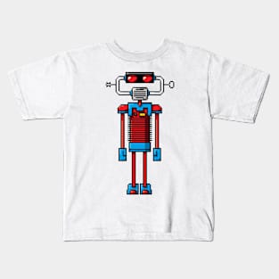 Pixel Robot 031 Kids T-Shirt